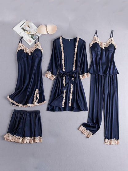 Womens Pajamas Five Pieces Set SIZE S-2XL